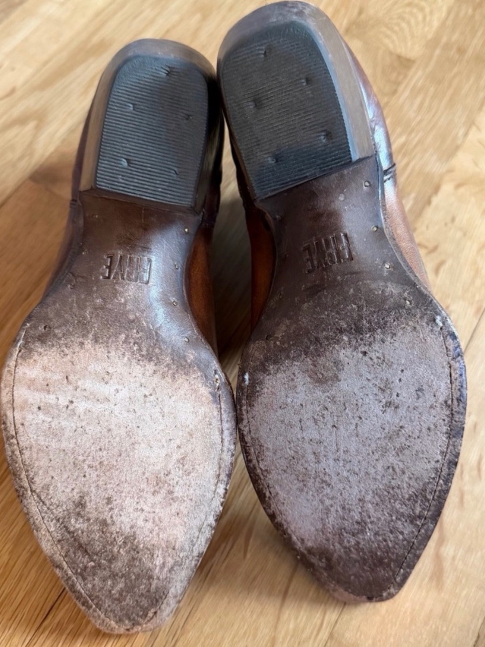 Frye sacha moto Leather Western Ankle Booties – Size 6 - Picture 5 of 6